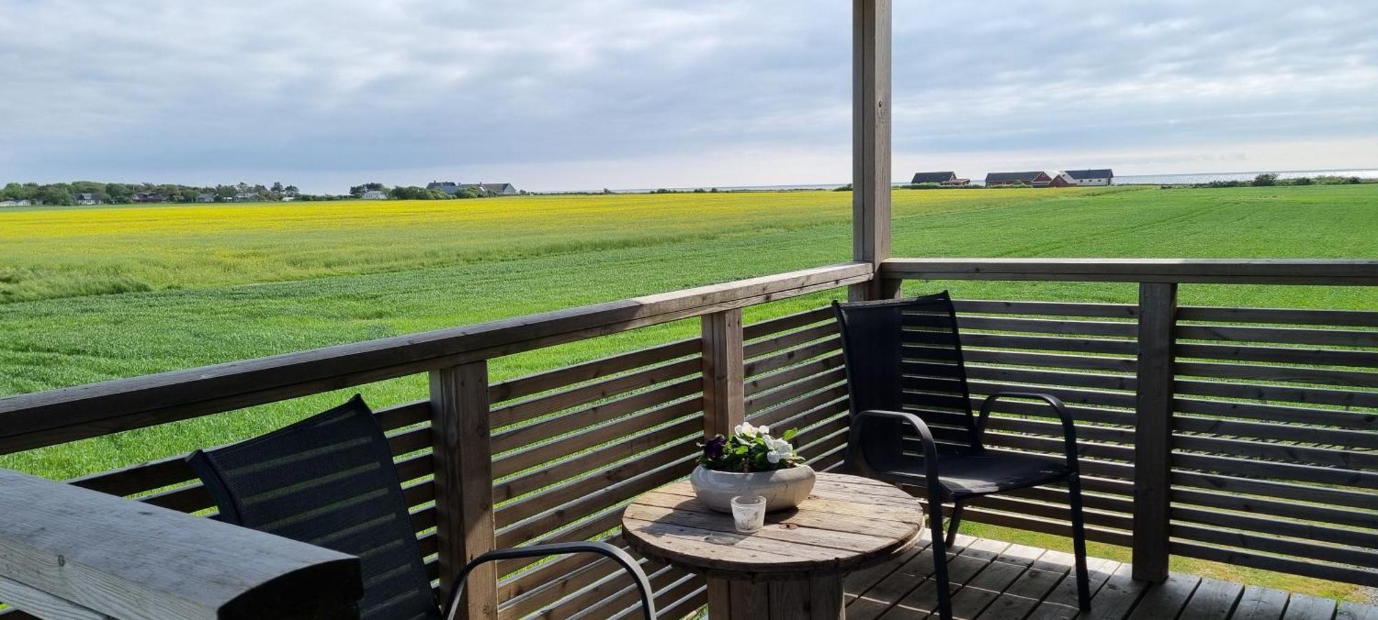 Sommarboende Med Havsutsikt Glommen Екстер'єр фото